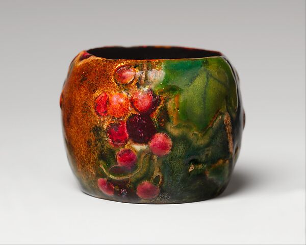 Bowl, Designed by Louis C. Tiffany (American, New York 1848–1933 New York), Enamel on copper, American 