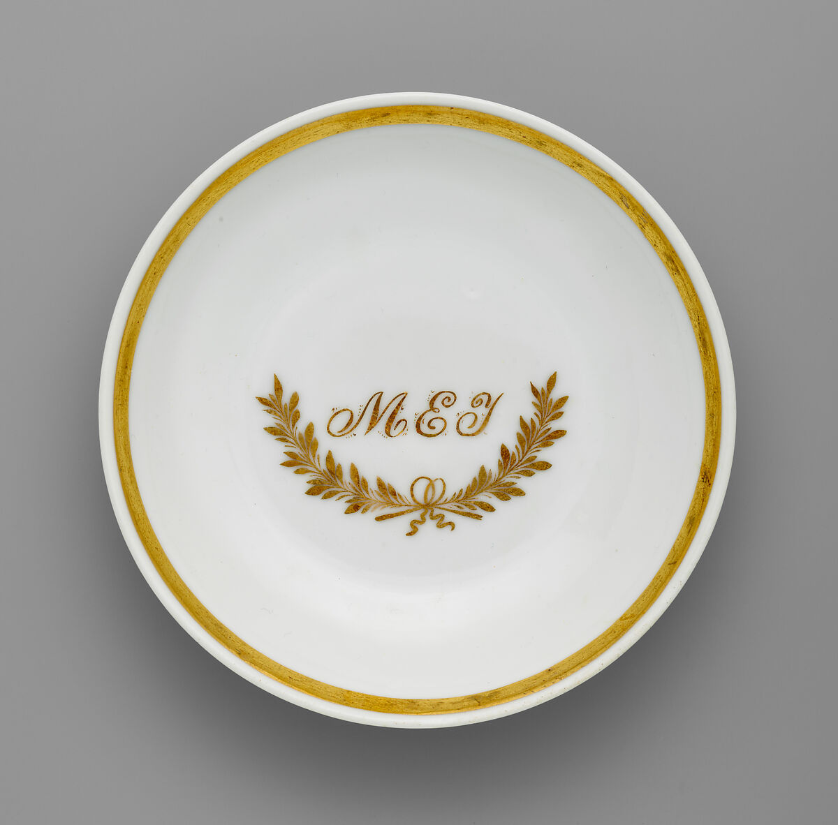 Cup and Saucer, Tucker Factory (American, 1826–1838), Porcelain, American