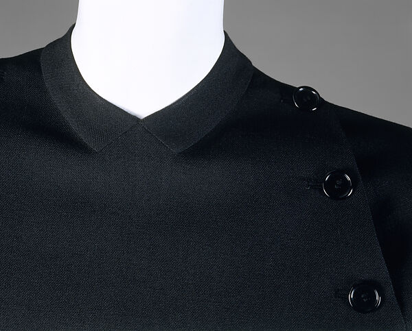 Dress, House of Dior (French, founded 1946), (a, b) wool; (c) leather, French