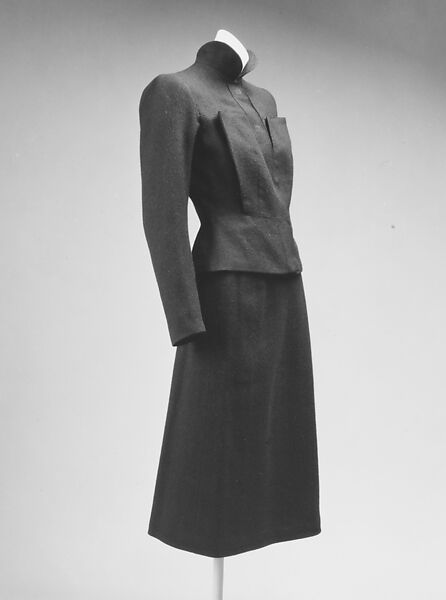 Suit, Schiaparelli (French, founded 1927), wool, French