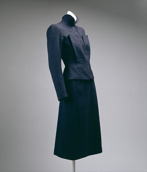 Suit, Schiaparelli (French, founded 1927), wool, French 