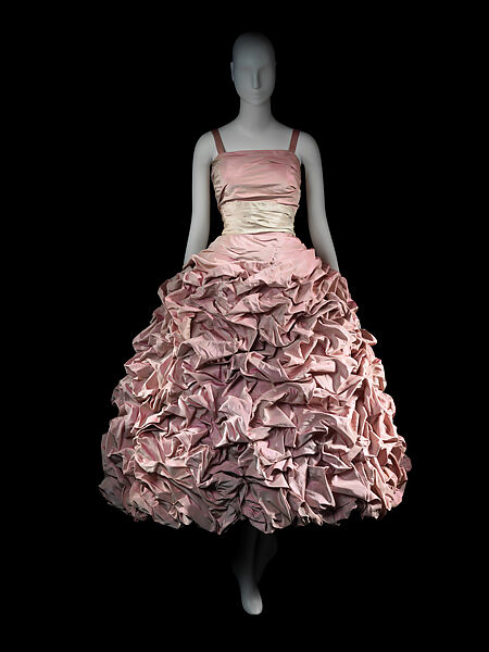 "Tourterelle", House of Dior (French, founded 1946), silk, French 