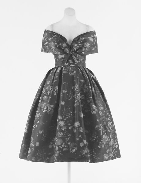 Cocktail dress, House of Dior (French, founded 1946), silk, French 