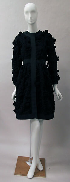 Cocktail ensemble, Yves Saint Laurent (French, founded 1961), silk, wool, French