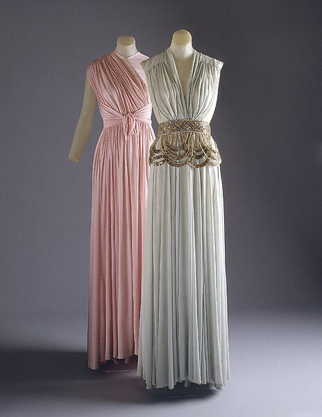 Dinner dress, Alix (French, 1934–1942), silk, French 