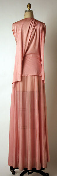 Dinner dress, Alix (French, 1934–1942), silk, French