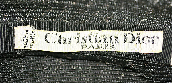 Hat, House of Dior (French, founded 1946), straw, feathers, French