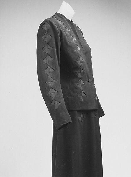 Suit, House of Patou (French, founded 1914), silk, wool, French