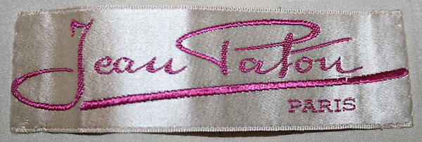 Suit, House of Patou (French, founded 1914), silk, wool, French