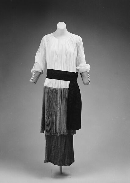 Afternoon dress, Callot Soeurs (French, active 1895–1937), cotton, silk, French