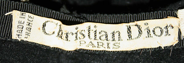 Hat, House of Dior (French, founded 1946), wool, French