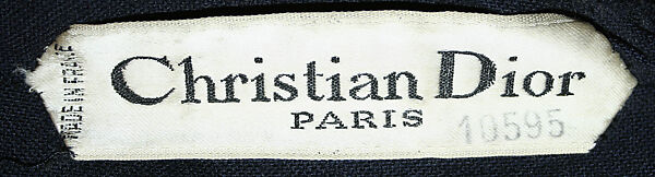 Dress, House of Dior (French, founded 1946), wool, cotton, French