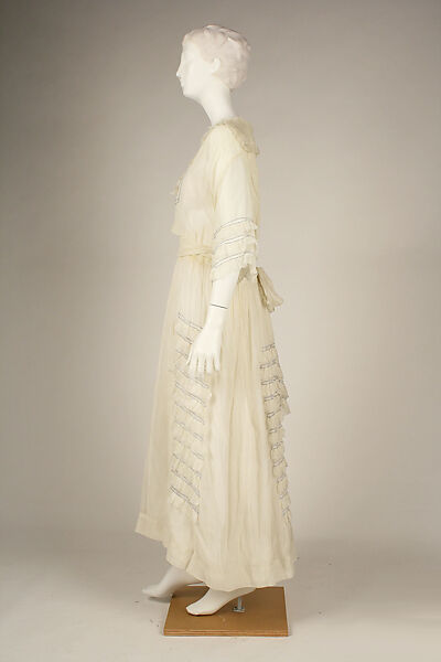 Dress, cotton, American