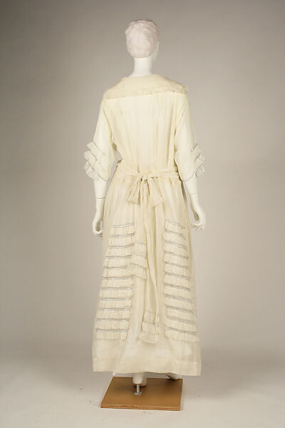 Dress, cotton, American