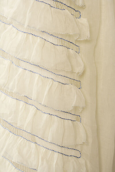 Dress, cotton, American