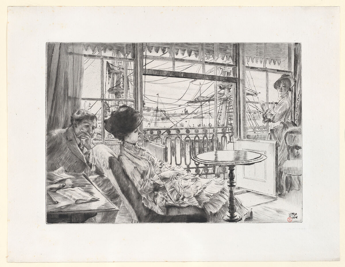 Ramsgate, James Tissot (French, Nantes 1836–1902 Chenecey-Buillon), Drypoint; only state 