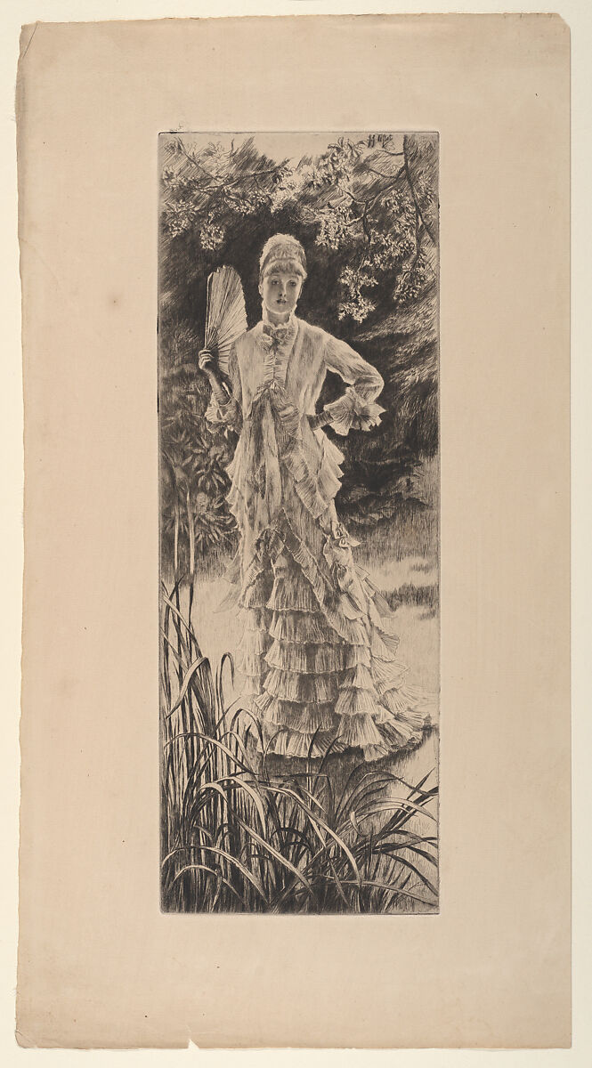 Spring, James Tissot (French, Nantes 1836–1902 Chenecey-Buillon), Etching and drypoint; only state 