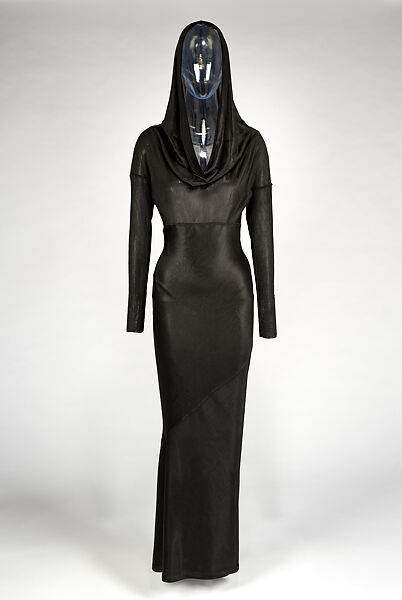 Dress, Azzedine Alaïa (French (born Tunisia), Tunis 1935–2017 Paris), synthetic fiber, French 