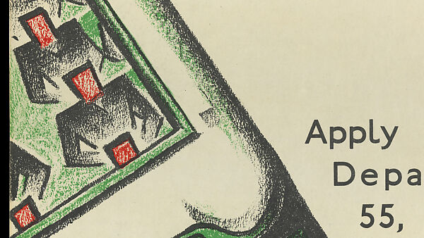 To Hire  A  Bus or Coach, Andrew Power [Sybil Andrews, 1898–1992 and Cyril Power, 1872–1951], Lithograph