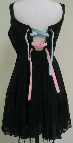 Evening dress, Gianni Versace (Italian, founded 1978), silk, elastic, Italian