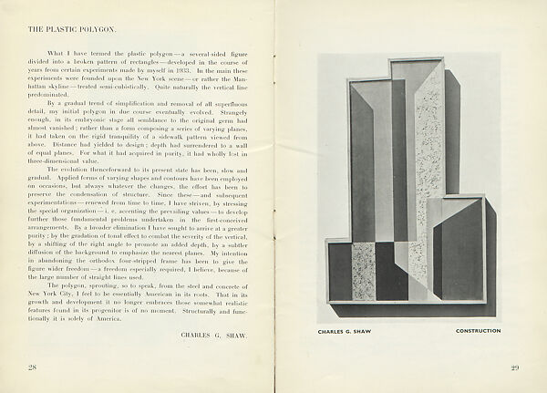 Plastique, Sophie Taeuber-Arp (Swiss, 1889–1943)