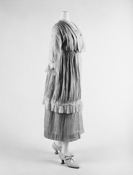 Dress, Jacques Doucet (French, Paris 1853–1929 Paris), cotton, French 