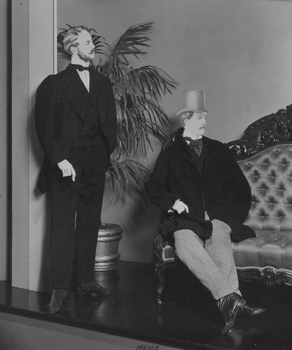 Suit, wool, cotton, American