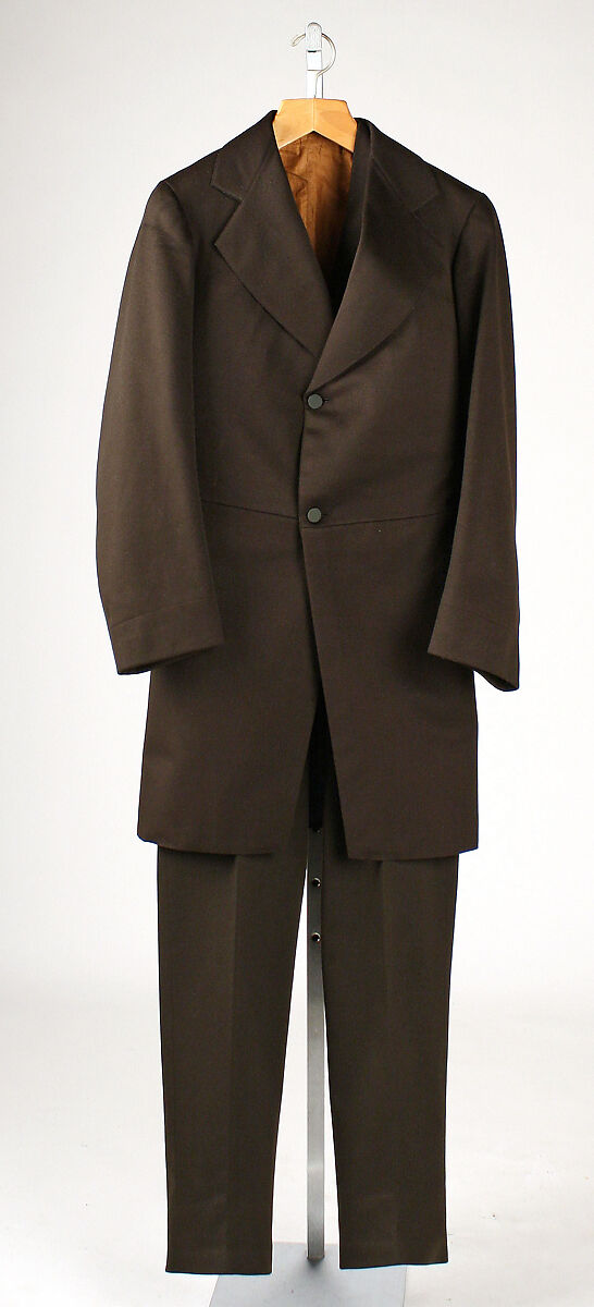 Suit, wool, cotton, American