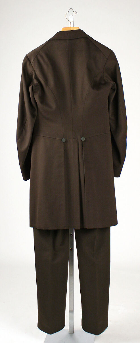 Suit, wool, cotton, American