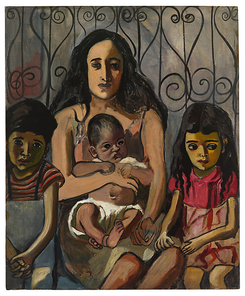 The Spanish Family, Alice Neel (American, Merion Square, Pennsylvania 1900–1984 New York), Oil on canvas 