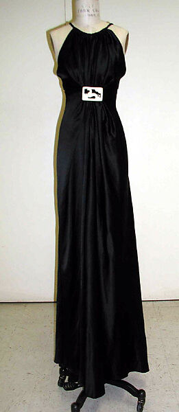 Evening dress, House of Vionnet (French, active 1912–14; 1918–39), silk, French