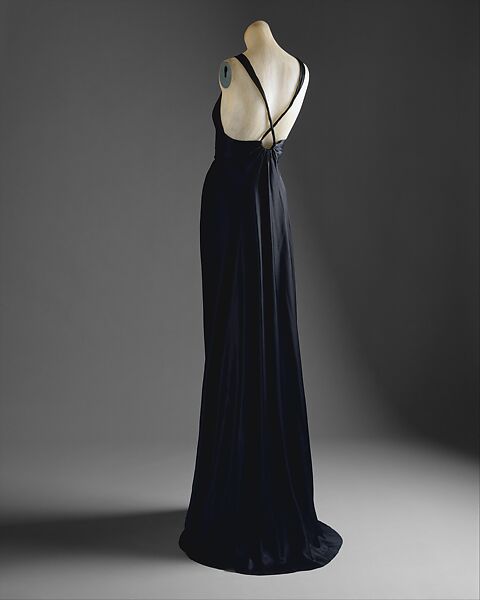 Evening dress, House of Vionnet  French, silk, French