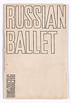 Russian Ballet, David Garshen Bomberg (British, Birmingham 1890–1957 London), Artist's book with text and six color lithographs