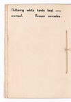 Russian Ballet, David Garshen Bomberg (British, Birmingham 1890–1957 London), Artist's book with text and six color lithographs