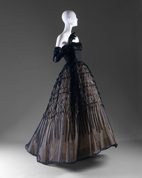 "Diorama", House of Dior (French, founded 1946), silk, cotton, French 
