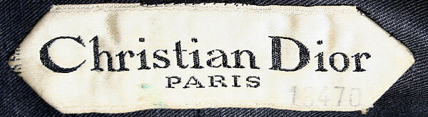 Cocktail dress, House of Dior (French, founded 1946), (a) wool
(b) silk
(c) leather
(d) nylon, French