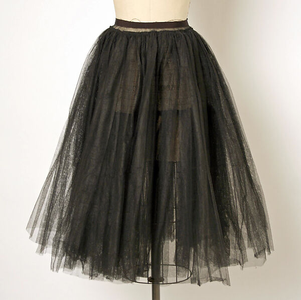 Cocktail dress, House of Dior (French, founded 1946), (a) wool
(b) silk
(c) leather
(d) nylon, French