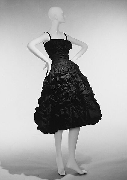 "Diamant Noir", House of Dior (French, founded 1946), wool, silk, French