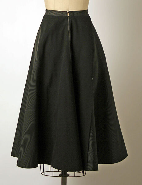"Diamant Noir", House of Dior (French, founded 1946), wool, silk, French
