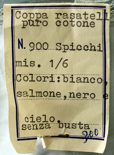 Brassiere, cotton, Italian