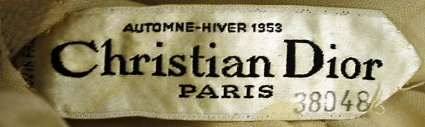 "Odette", House of Dior (French, founded 1946), silk, French