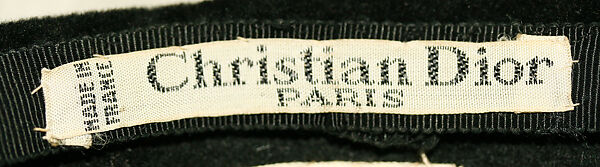 Hat, House of Dior (French, founded 1946), wool, fur, French
