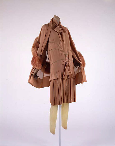 Ensemble, Nellie Harrington  American, silk, fur, American