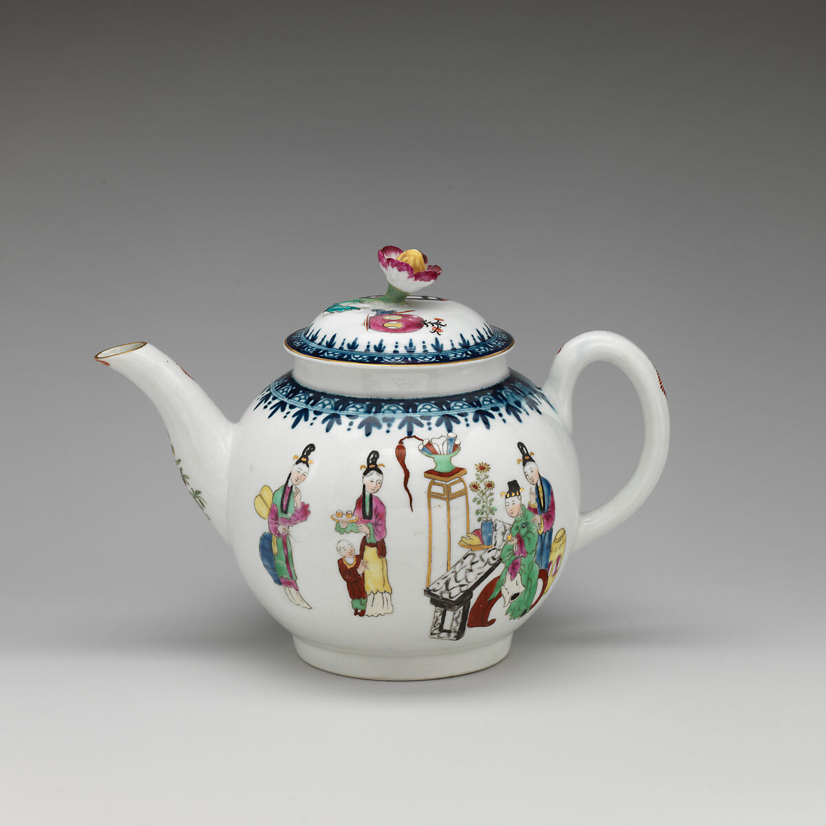 Teapot, Porcelain, British 