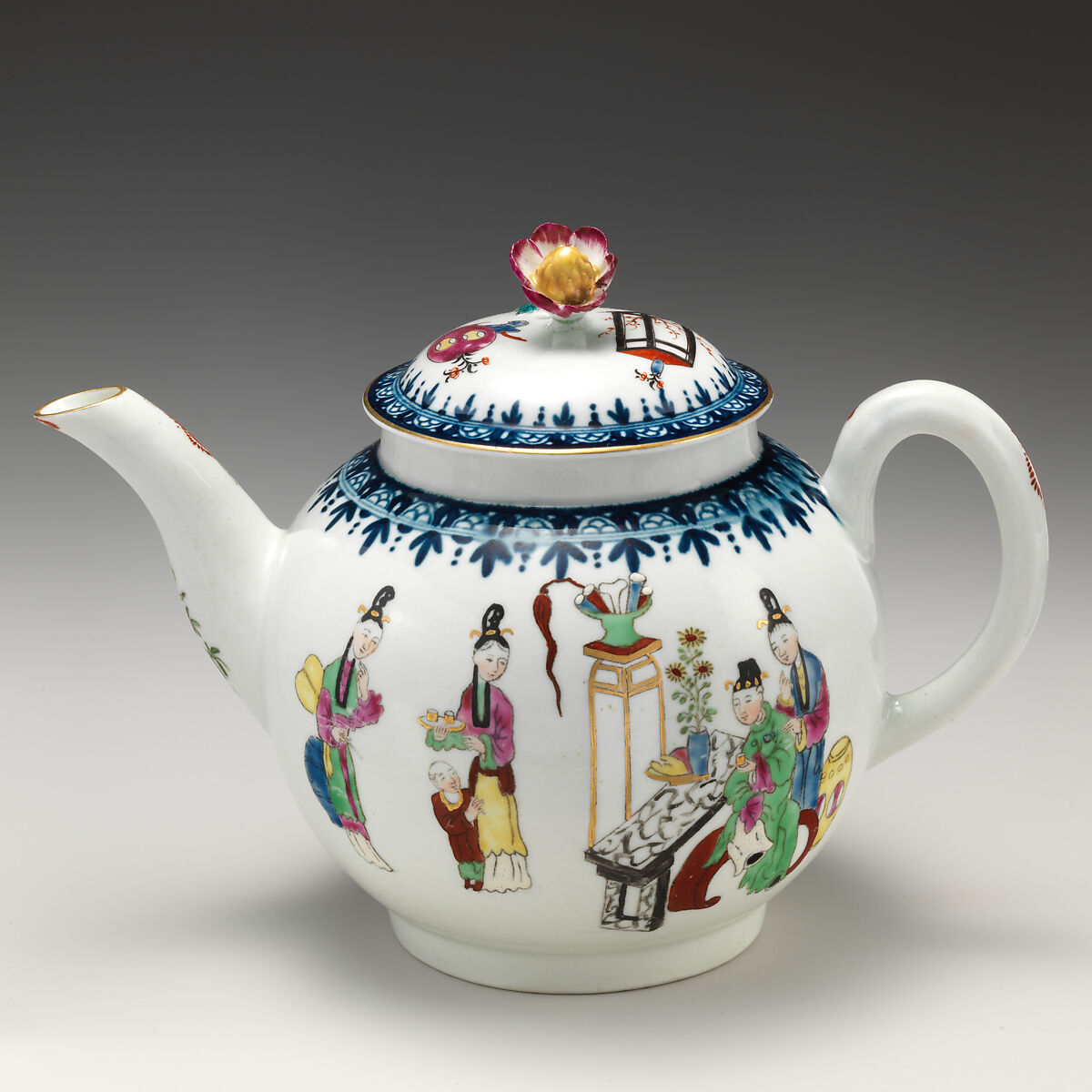 Teapot, Porcelain, British