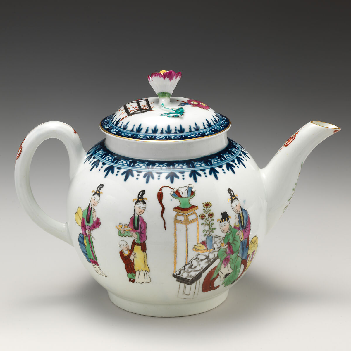 Teapot, Porcelain, British