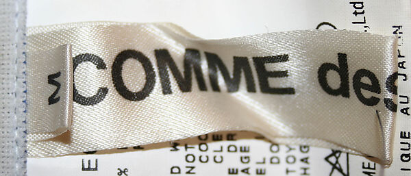 Dress, Comme des Garçons (Japanese, founded 1969), polyester, Japanese