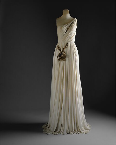 Evening dress, Madame Grès (Germaine Émilie Krebs)  French, silk, French