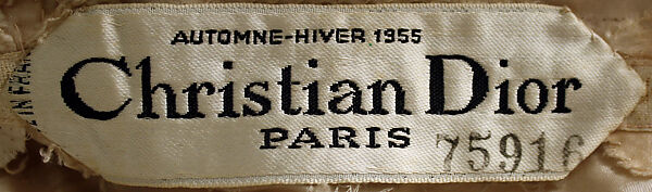 "Petite Soirée", House of Dior (French, founded 1946), silk, sequins, pearls, beads, French