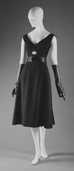 "Mayfair", House of Dior (French, founded 1946), (a) wool(b, d) silk(c) wool, fur, French